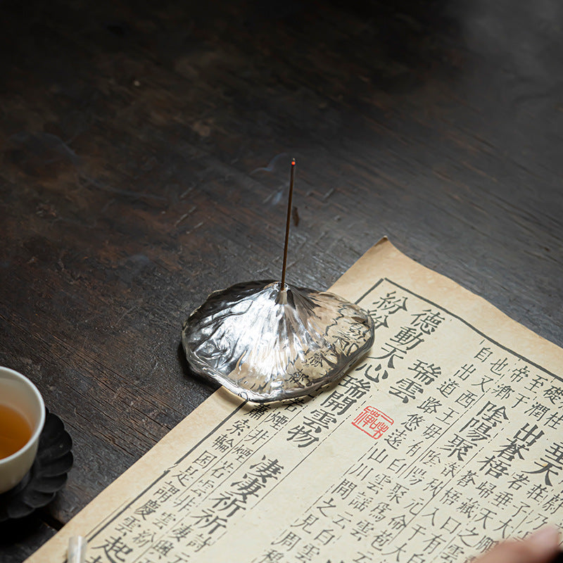 Crystal Glass Mount Fuji Incense Holder, Transparent Stick Incense Base, Zen Home Decor
