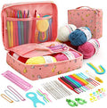 Ultimate 59-Piece Beginner Crochet Kit | Complete Yarn & Hook Starter Set