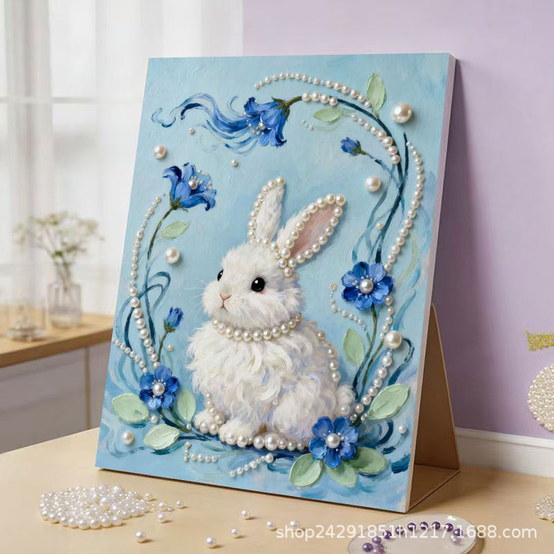 DIY 3D Pearl Painting Landscape Kit – Complete Crafting Set with Frame & Tools (8"x12" / 20x30cm)