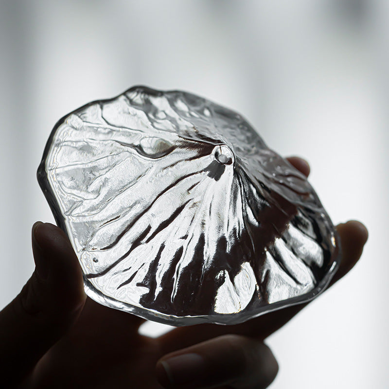 Crystal Glass Mount Fuji Incense Holder, Transparent Stick Incense Base, Zen Home Decor
