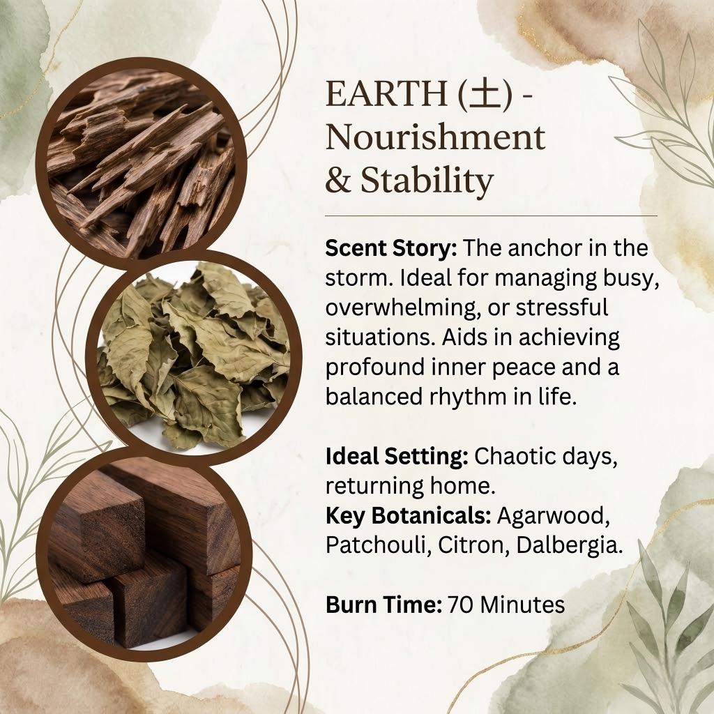 The Five Elements Set — Complete Incense Ritual Collection