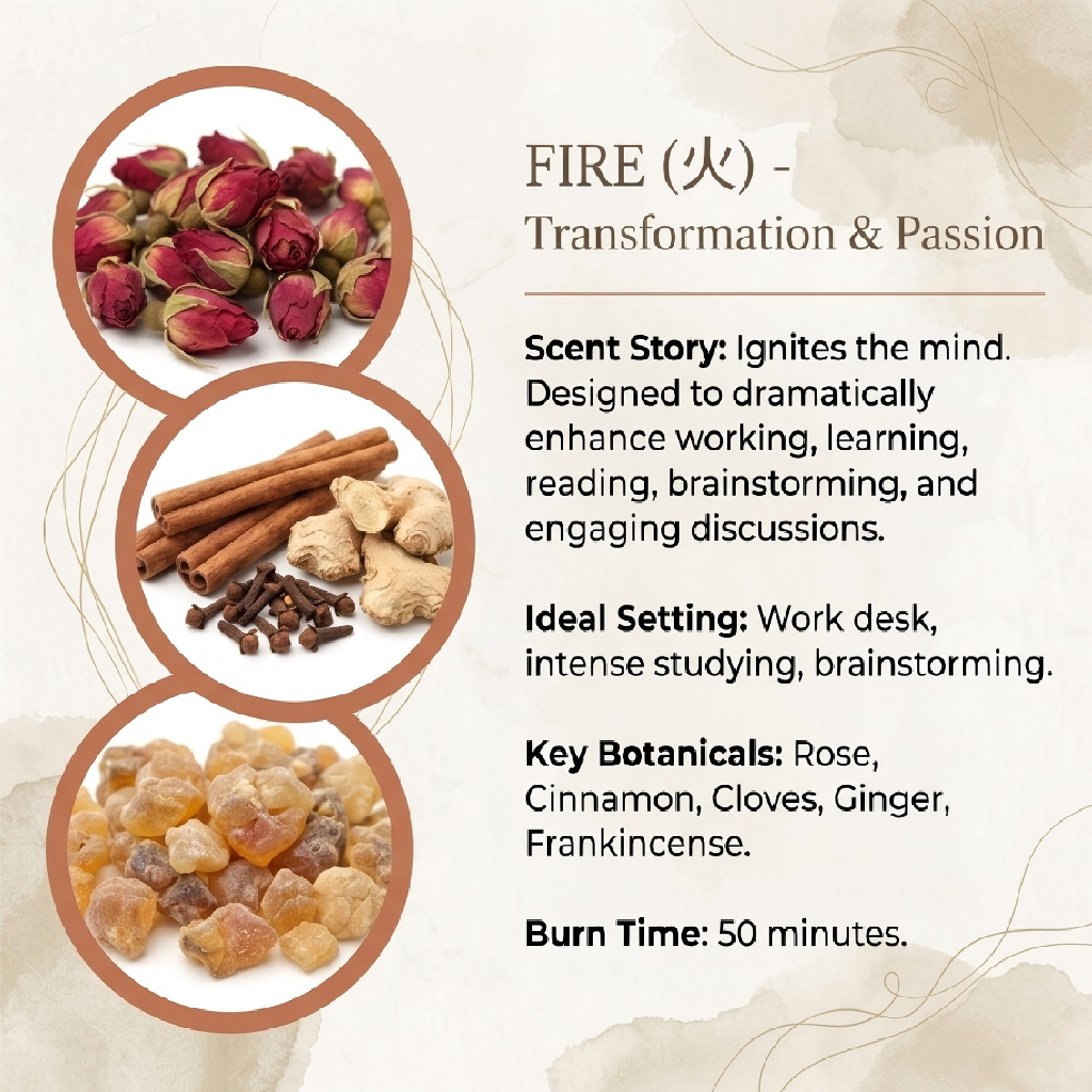 The Five Elements Set — Complete Incense Ritual Collection