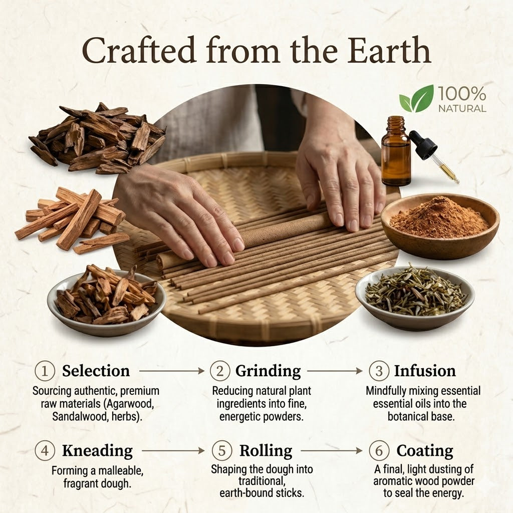 Earth Incense - Agarwood & Patchouli