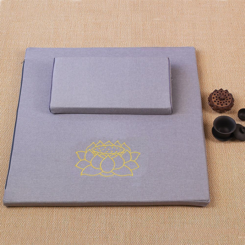 Zen Meditation Cushion - Foldable Thickened Fabric & Coir Mat